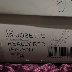 Red Jessica heels
